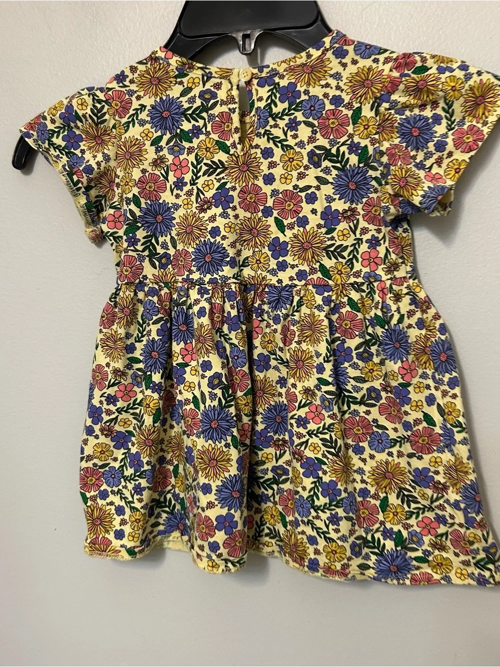 DIP Baby Girl Dress 2T‎ Multicolored Floral Short Sleeve Summer Casual